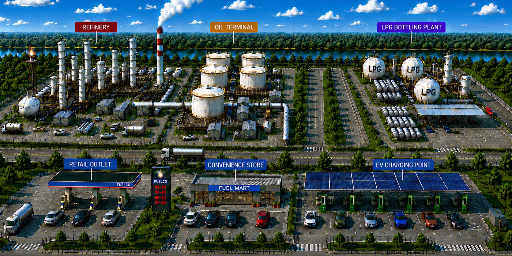 Oil & gas site zones